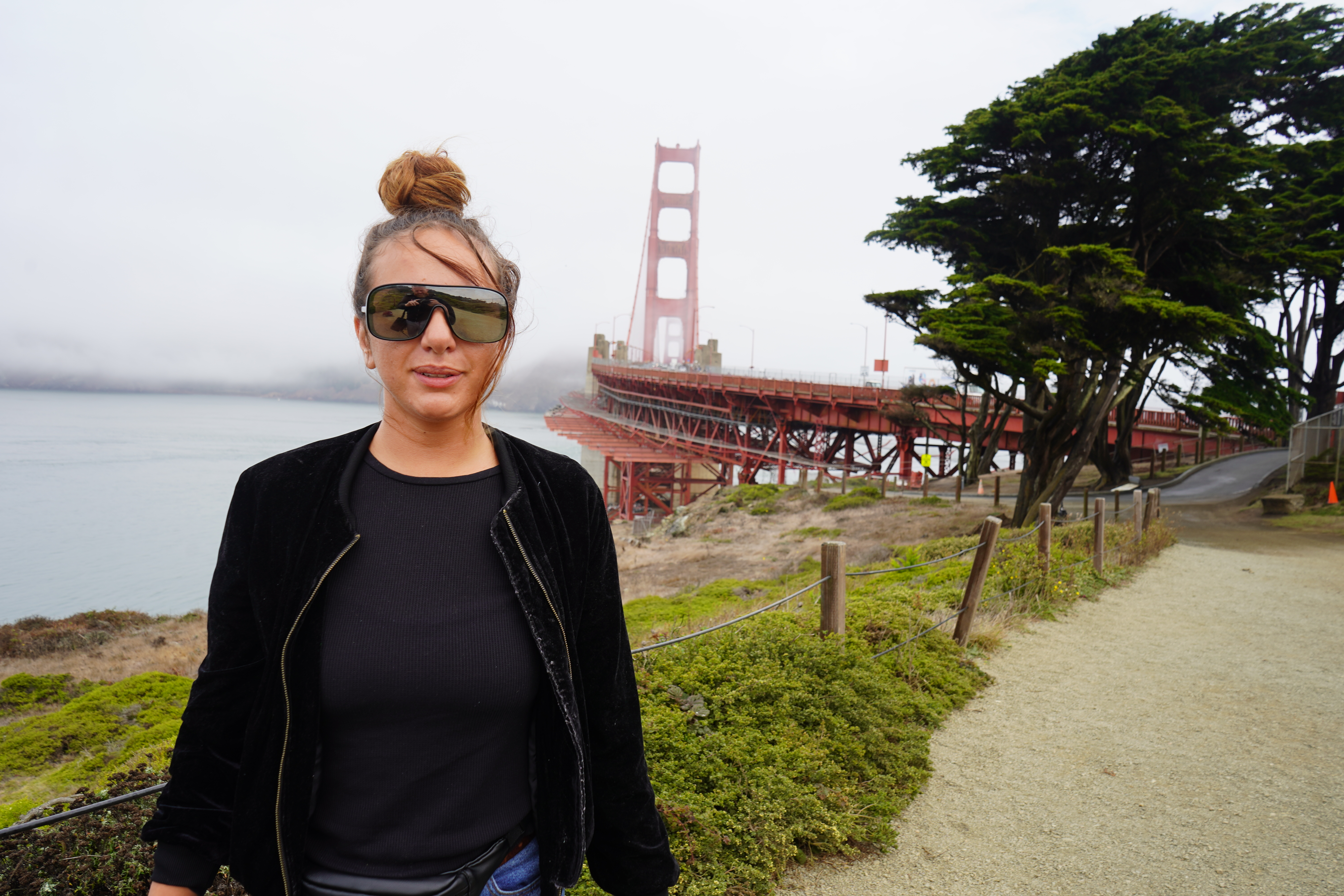 Alexandra King at Golden Gate Bridge — San Francisco, CA